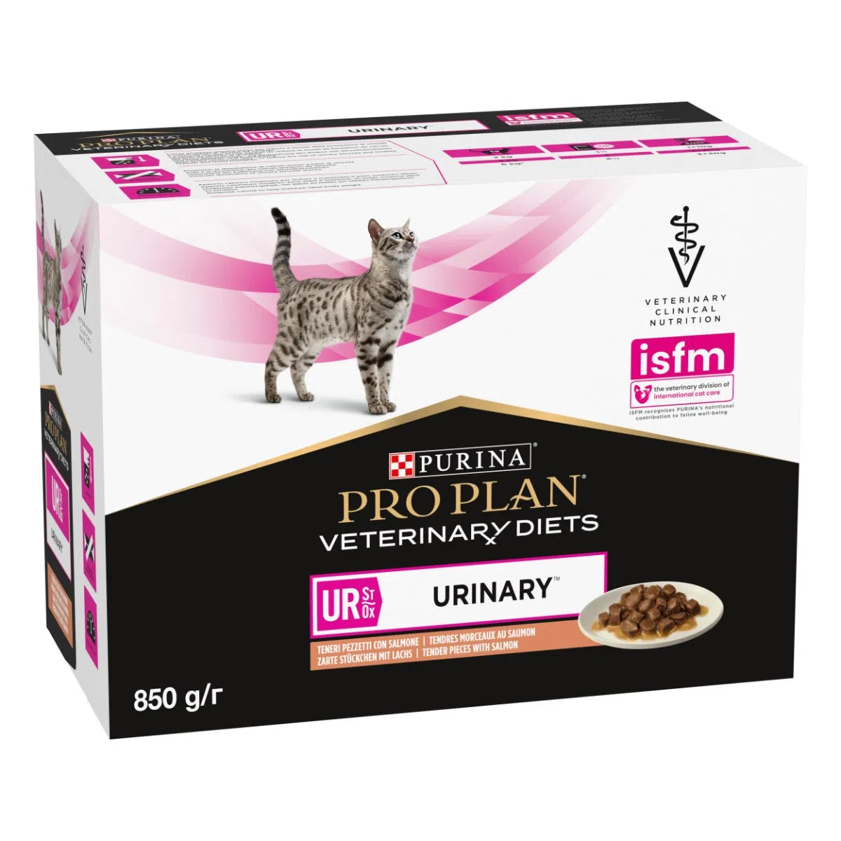 Pro Plan Feline UR Urinary Salmone 10x85g Umido per Gatti Pro Plan Feline UR Urinary Salmone 10x85g Umido per Gatti